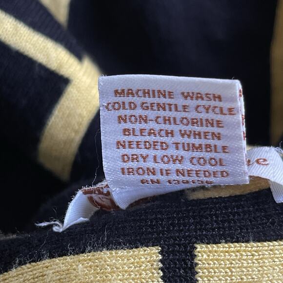 Luxxe Lane Womens Sweater Dress Medium Rayon Windowpane Stretchy Rayon Slimming - Picture 4 of 9